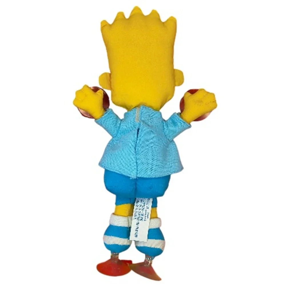 1990 The Simpsons - Bart Window Cling No Way Man Plushie